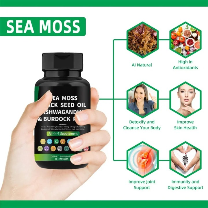 Sea Moss Black Seed Oil