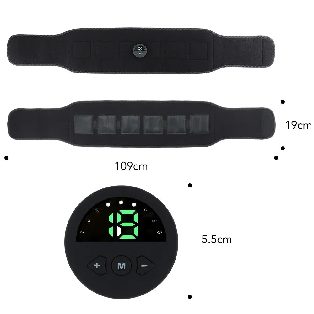 Eletric Heating Abdominal Massager Belt